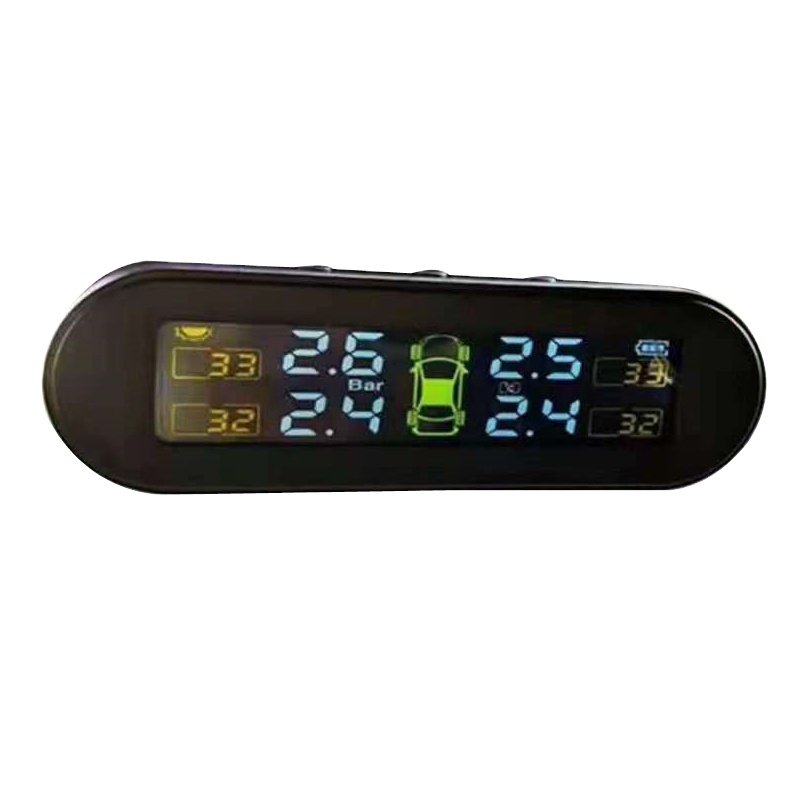 Battery Indicator Pressure Display Car Electrical Accessories Electronic Solar Charging Tire Pressure Monitor TPMS